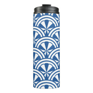 Küstenwache-Muster - Der weiße Lotus Thermosbecher