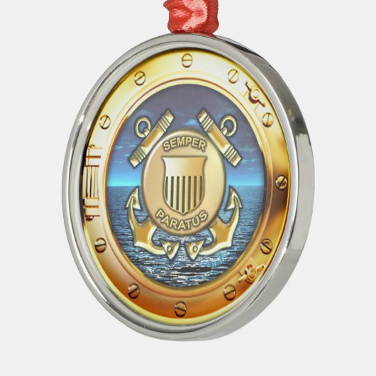 Küstenwache Ornament Aus Metall (Links)