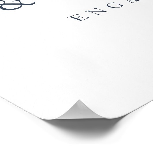 Küstenwache Oyster & Perl Begrüßungszeichen Poster (Ecke)