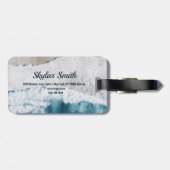 Küstenwache Personalisierte Gepäckmarke Gepäckanhänger (Rückseite horizontal)