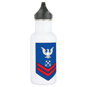 Küstenwache Rank E-5 Zweite Klasse Edelstahlflasche