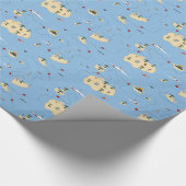 Küstenwache-Rettungs-Diagramm-Packpapier Geschenkpapier (Ecke)