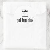 Küstenwache Runder Aufkleber (Tasche)