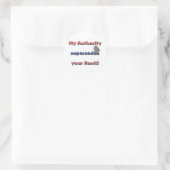 Küstenwache Runder Aufkleber (Tasche)