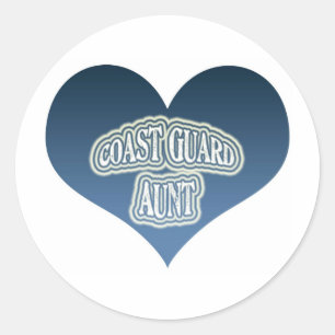 Küstenwache Runder Aufkleber