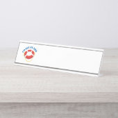 Küstenwache Schreibtischnamensplakette (Vorderseite )