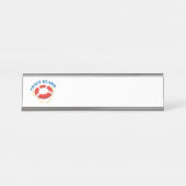 Küstenwache Schreibtischnamensplakette (Vorderseite )