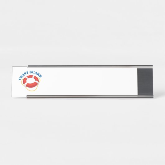 Küstenwache Schreibtischnamensplakette (Vorderseite )
