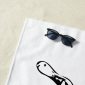 Küstenwache - Stille Dynamik Strandtuch (Beispiel)