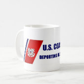 Küstenwache-Stolz Kaffeetasse (Vorderseite Links)