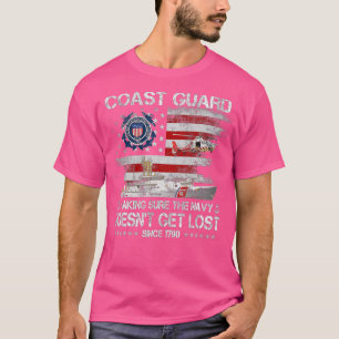 Küstenwache Veteran USCG Amerikanischer Flaggenvet T-Shirt