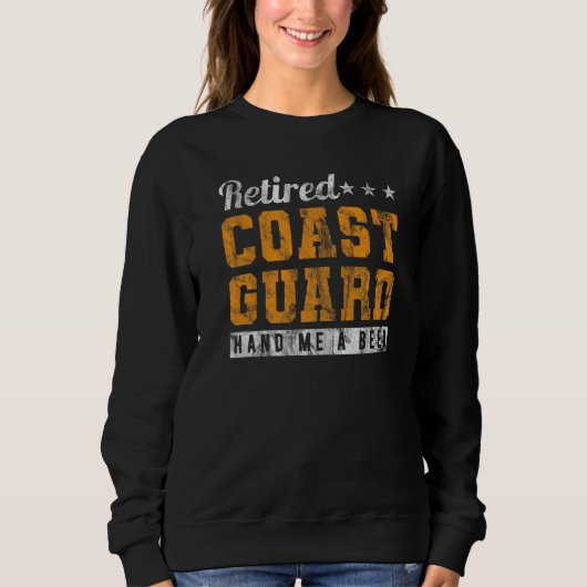 Küstenwache Vintag Sweatshirt (Vorderseite)