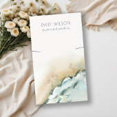 Küstenwacht Sand Beach Necklace Display Visitenkarte