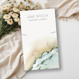 Küstenwacht Sand Beach Necklace Display Visitenkarte