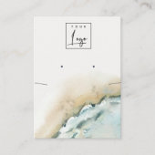 Küstenwacht Sandstrand Erdnecklace Visitenkarte (Vorderseite)