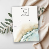 Küstenwacht Sandstrand Erdnecklace Visitenkarte