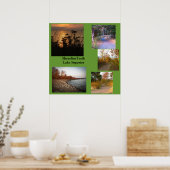 Küstenwege Poster (Küche)