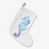KüstenweihnachtsSeepferd-Strumpf Kleiner Weihnachtsstrumpf (Vorderansicht (hängend))