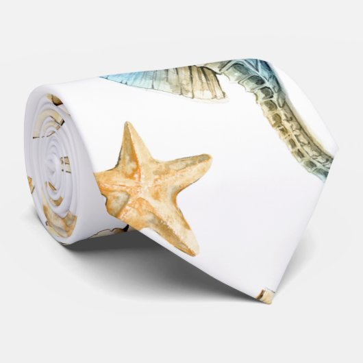 KÜSTENWEISS KRAWATTE (Gerollt)