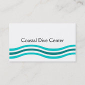 Küstenwellen Visitenkarte (Rückseite)