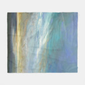 Küstenwolken Fleecedecke (Vorderseite (Horizontal))