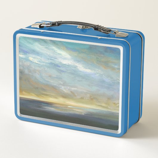 Küstenwolken Metall Lunch Box (Rückseite)