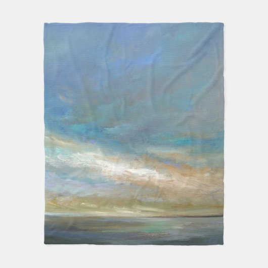 Küstenwolken mit Ozean Fleecedecke (Vorderseite)