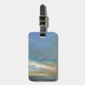 Küstenwolken mit Ozean Gepäckanhänger (Vorderseite vertikal)