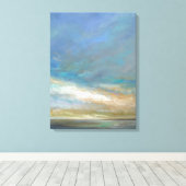 Küstenwolken mit Ozean Leinwanddruck (Insitu (Holzboden))