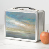 Küstenwolken mit Ozean Metall Lunch Box (Beispiel)