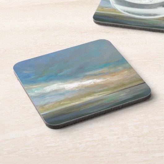 Küstenwolken mit Ozean Untersetzer (Linke Seite)