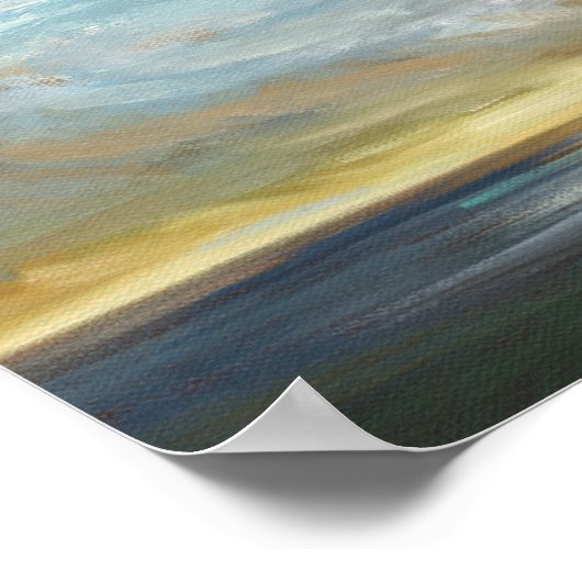 Küstenwolken Poster (Ecke)