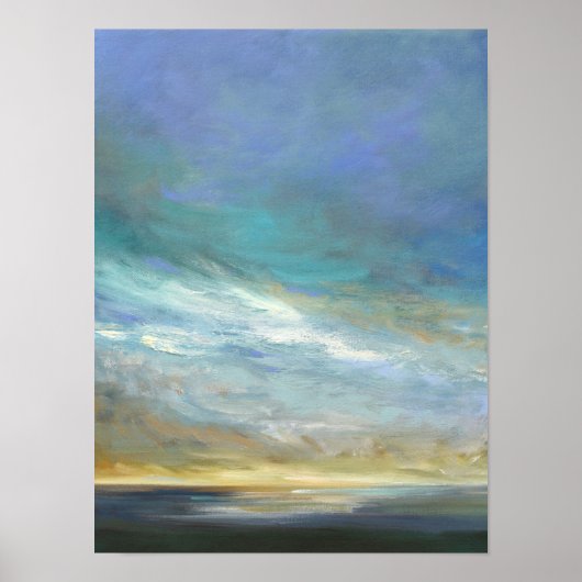 Küstenwolken Poster (Vorne)