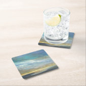 Küstenwolken Rechteckiger Pappuntersetzer (Vor Ort)