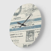 Küstenzeituhr mit nautischen Details Große Wanduhr (Winkel)