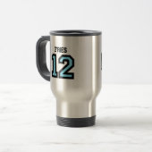 Küstenzerstampfungs-rostfreie Tasse #12 (Vorderseite Links)