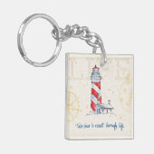 Küstenzitat | nehmen Zeit, durch das Leben die Schlüsselanhänger (Vorderseite links)