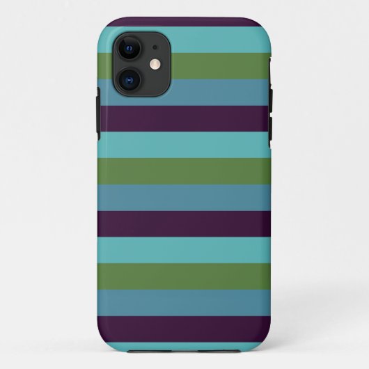 Küstharmonie-Streifen Case-Mate iPhone Hülle (Rückseite)