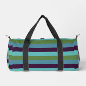 Küstharmonie-Streifen Duffle Bag (Vorderseite)