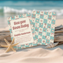 Küstliche Boho Meer Seh Ich Dich Bald Baby Shower