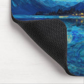 Küstlicher Nachthimmel Van Gogh inspiriert Mousepad (Ecke)