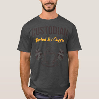 Kustodian gespeist von Coffee Funny Custodians Ges T-Shirt
