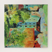 Kustodiev artwork, View from the Window Puzzle (Horizontal)