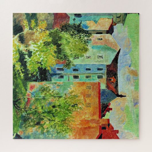 Kustodiev artwork, View from the Window Puzzle (Horizontal)