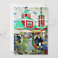 Kustodiev - Auf der Messe, Kunstmalerei