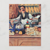 Kustodiev - Baker Postkarte (Vorderseite)
