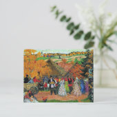 Kustodiev - Dorffest, Postkarte (Stehend Vorderseite)
