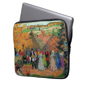 Kustodiev - Village Holiday, Laptopschutzhülle (Vorderseite Links)