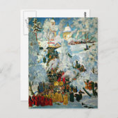 Kustodiew - Die Beschlagnahme von Wasser Postkarte (Vorne/Hinten)