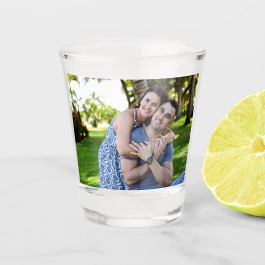 KUSTOM FOTO WEDDING SHOT GLASSEN, SHOT GLASS SCHNAPSGLAS (Vorderseite)